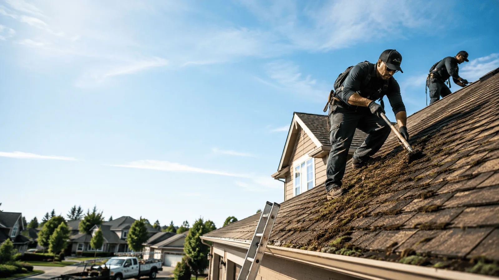 Roof Moss Removal in Bitely, MI near me